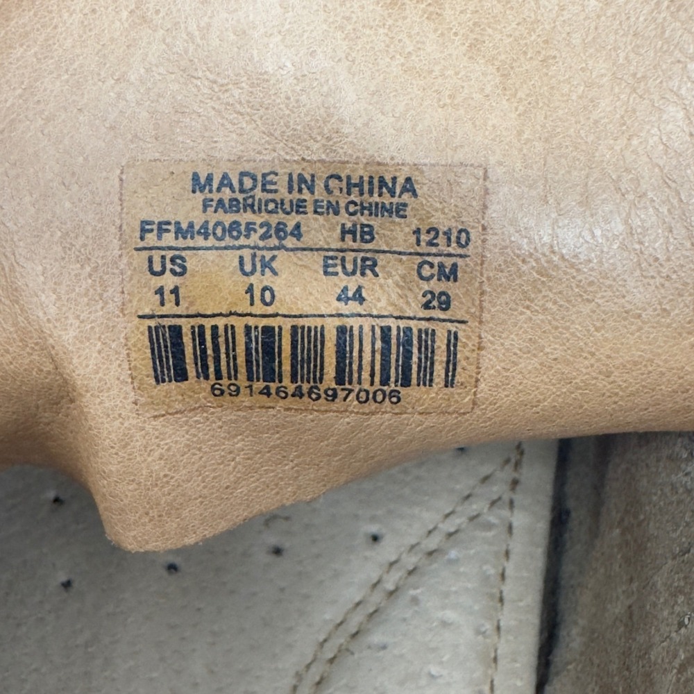 Fossil Men's Suede Leather Boat Shoes Loafers Tan‎ Size 11 - Picture 8 of 9